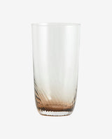 GARO tall drinking glass, brown