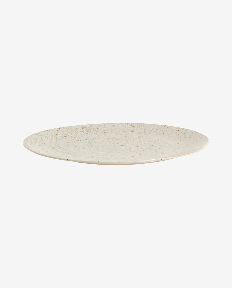 GRAINY plate, L, sand