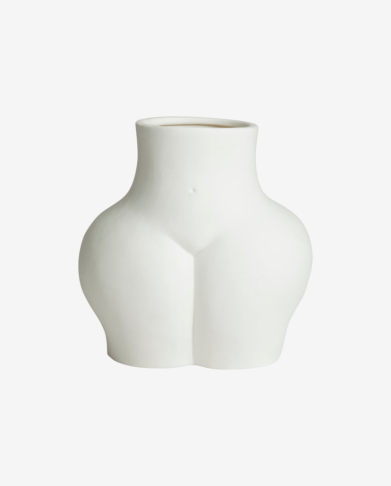 AVAJI lower body, vase, white
