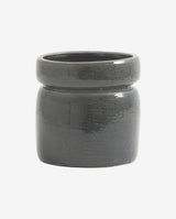 ISA pot, S, dark grey glaze