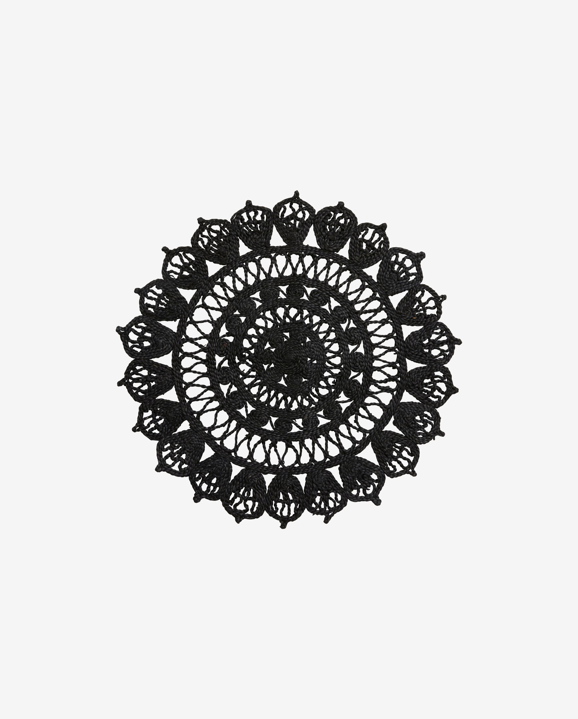 Set de table DOORY, noir