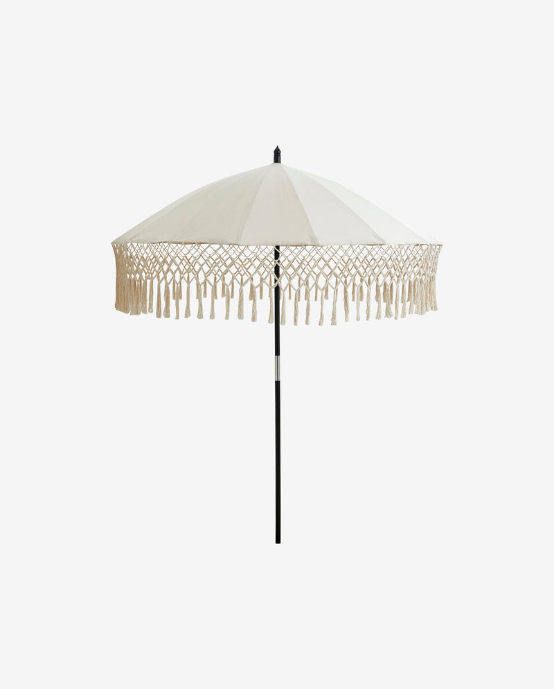 TORSA Regenschirm, creme m. schwarzer Steher