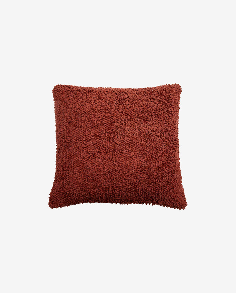 LYRA cushion cover,L knitted, terracotta