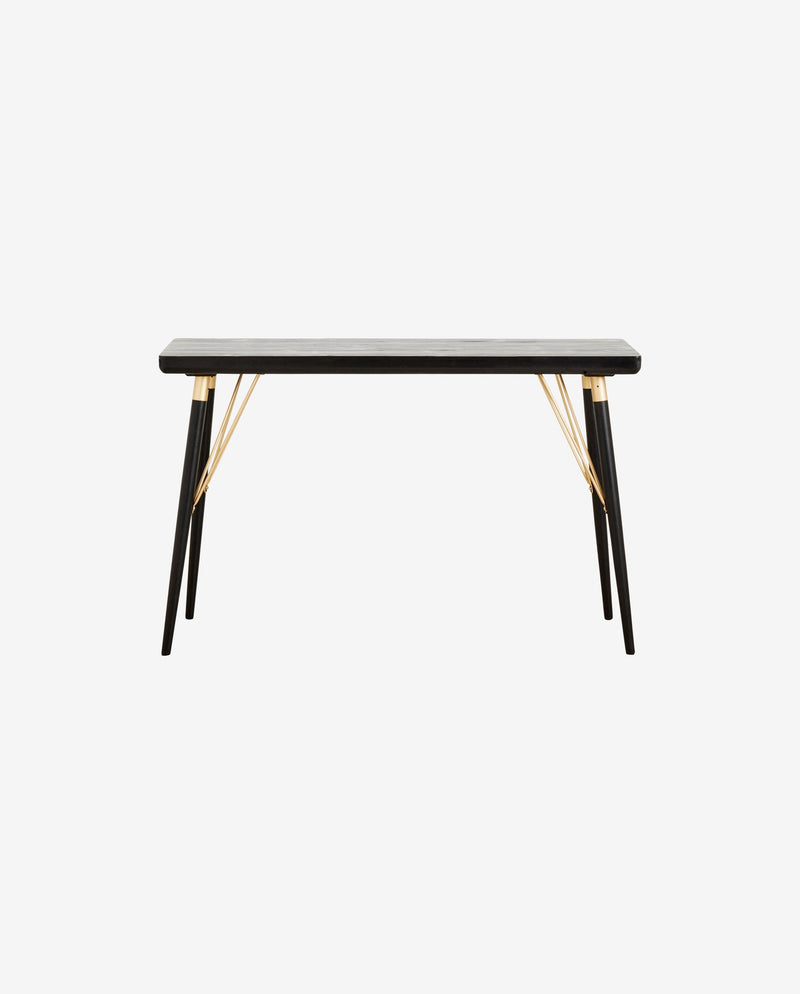 Table console LISCIA - bois noir