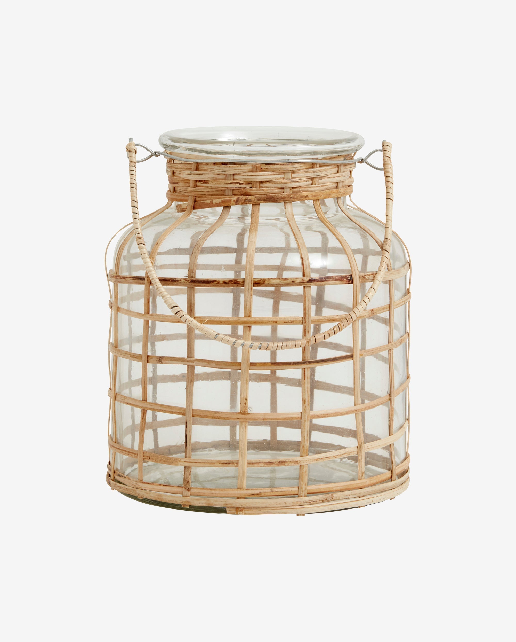 Bougeoir BAMBOU, verre, moyen