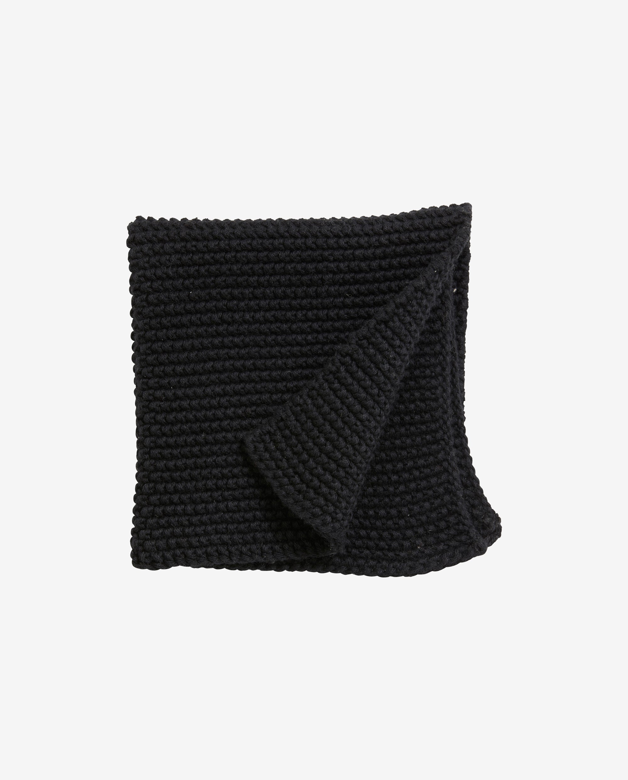 MERGA dish cloth, knit, black