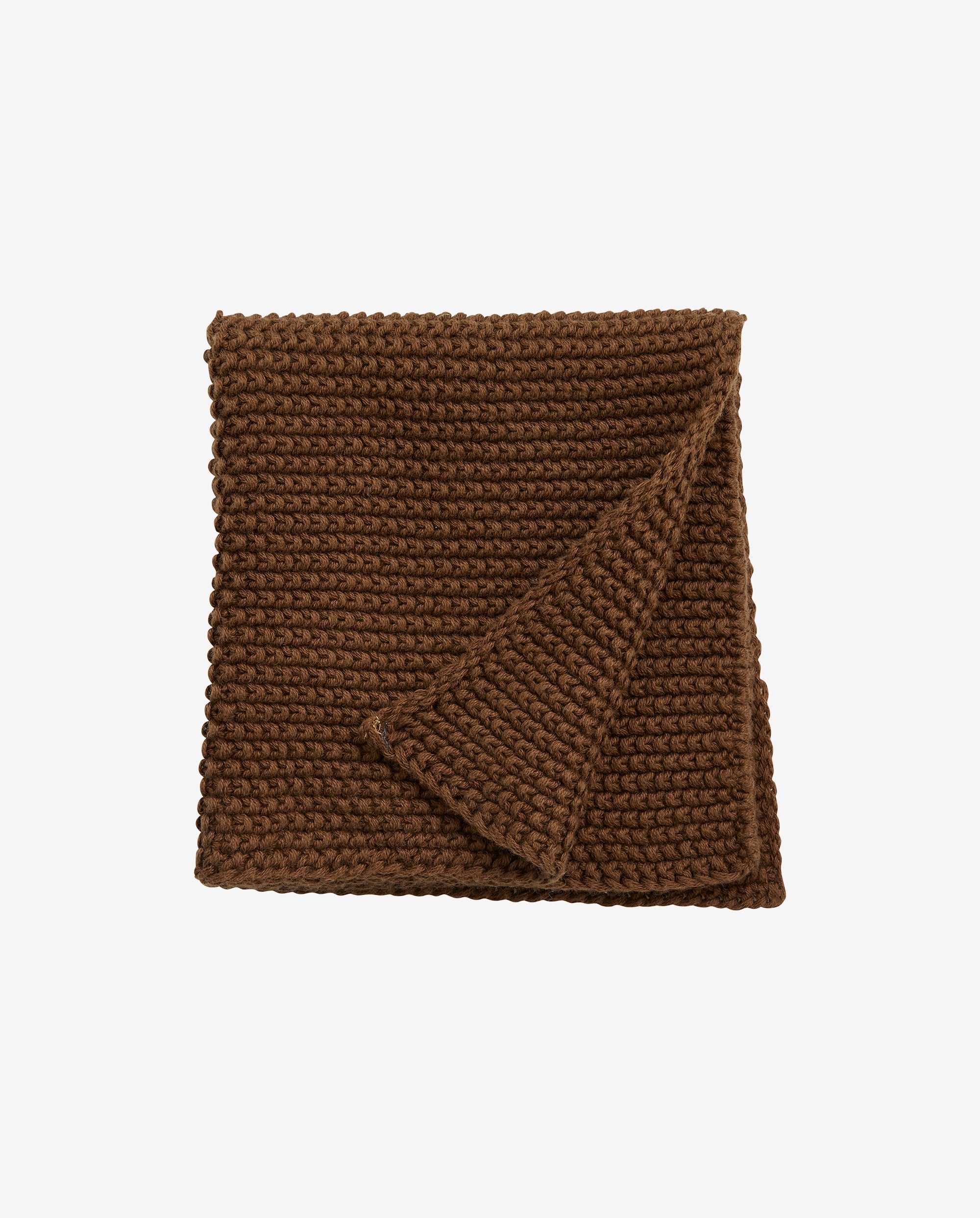 MERGA dish cloth, knit, brown