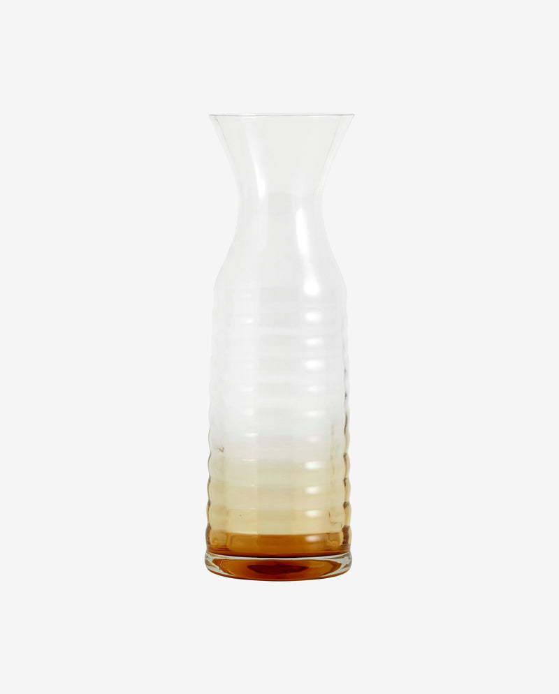 JOG glass jug, clear/amber