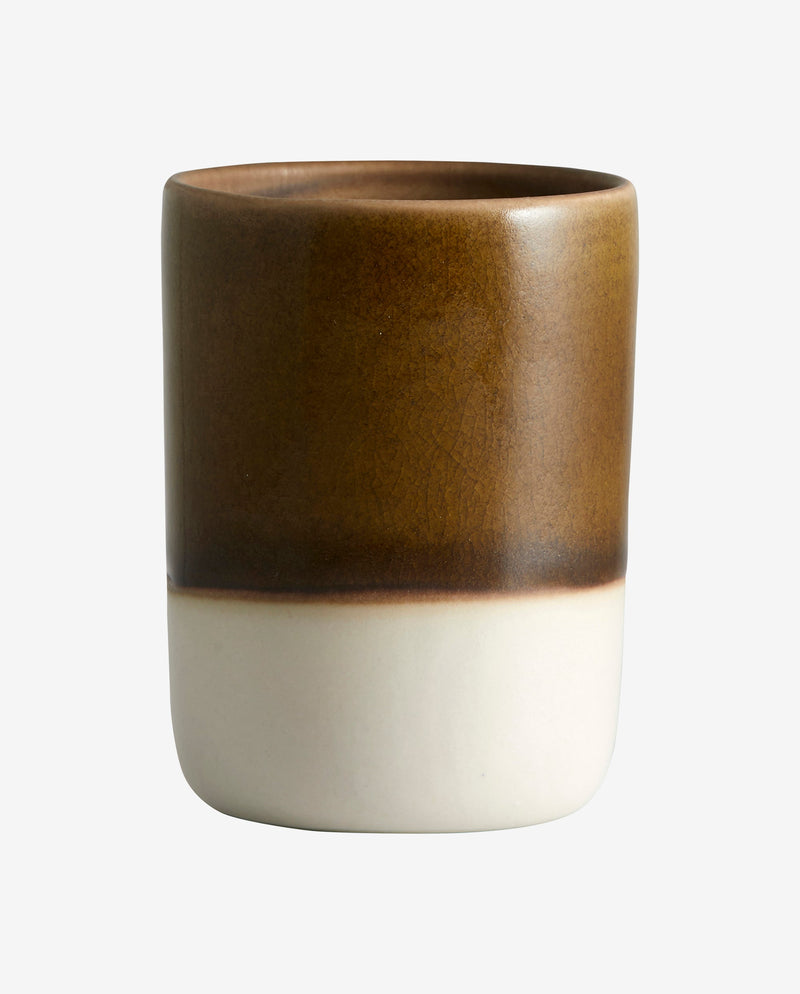 LOCOTO cup, white/brown