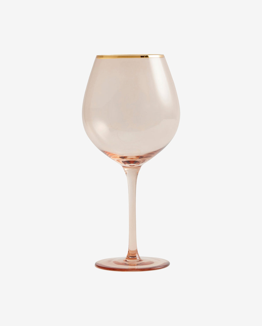 Red Wine Glass with Center Marble Stem