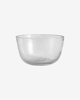 AIRY bowl w/bubbles, clear