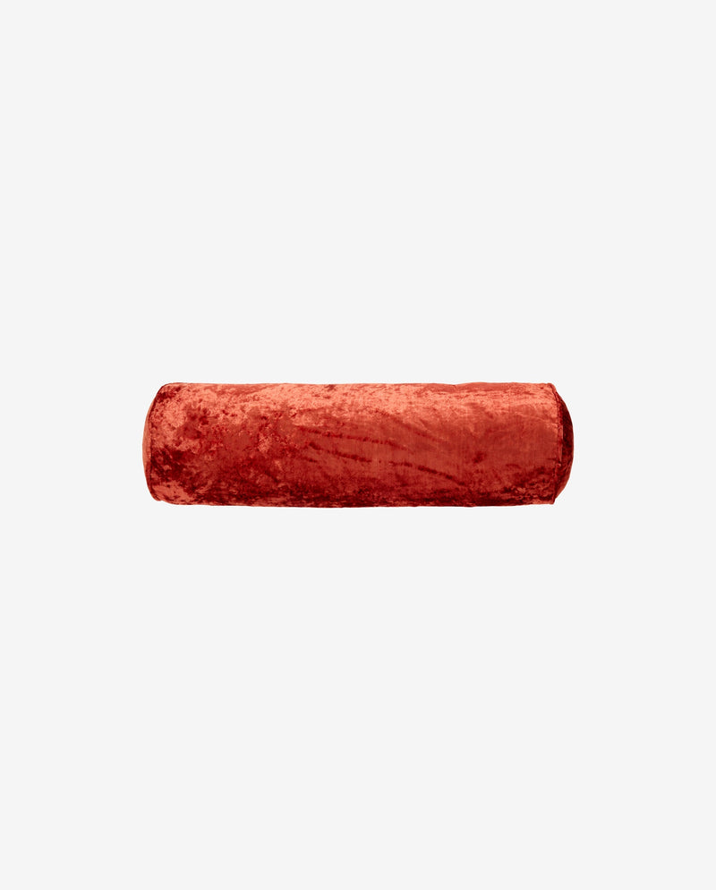 VIRGO bolster cover, terracotta red