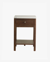 BILLE night stand - wood/marble