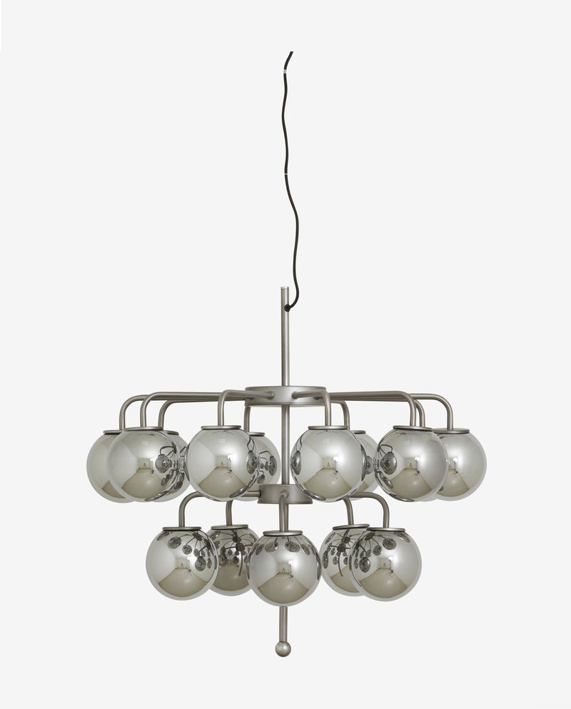 PALMA chandelier - metallic finish