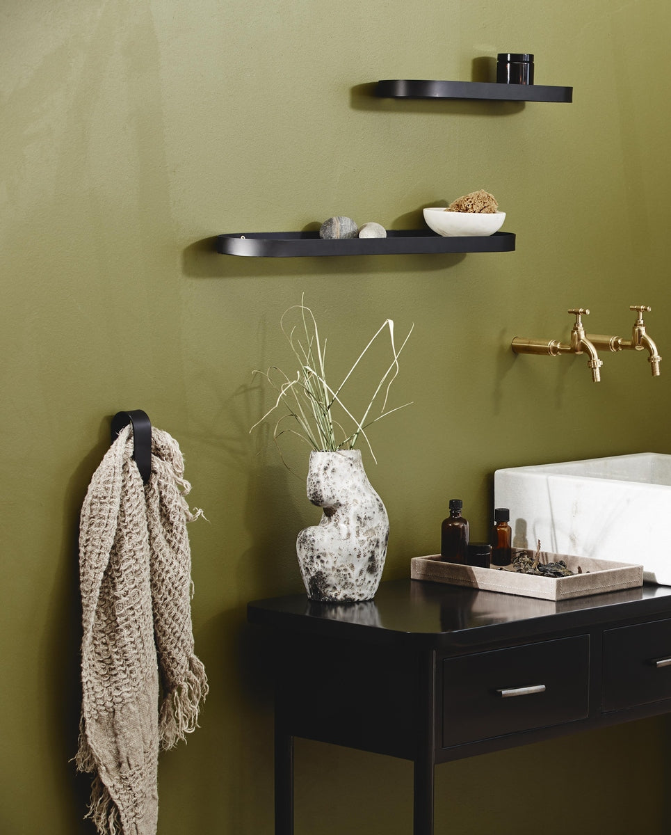 Gancio per asciugamano SOTRA, metallo nero