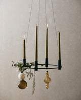 METALA long ornament - brass metal