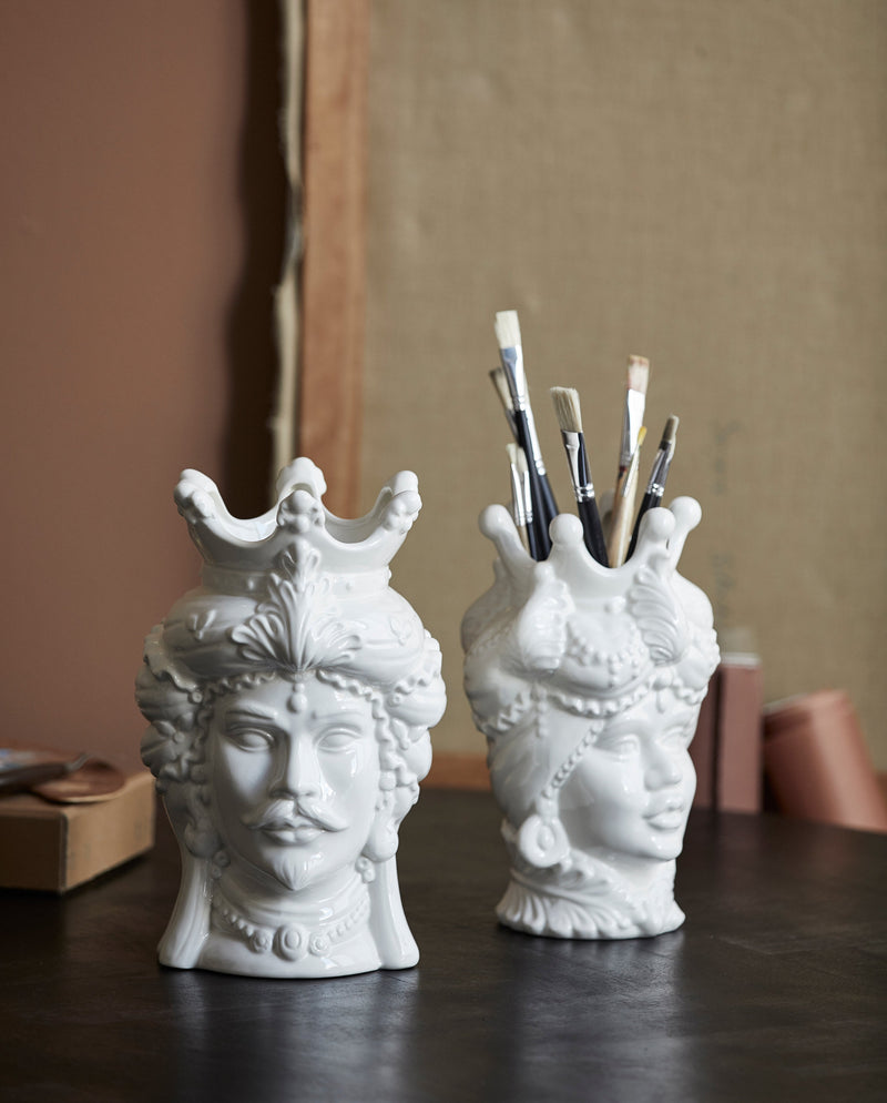 REMIRE vase, L, white