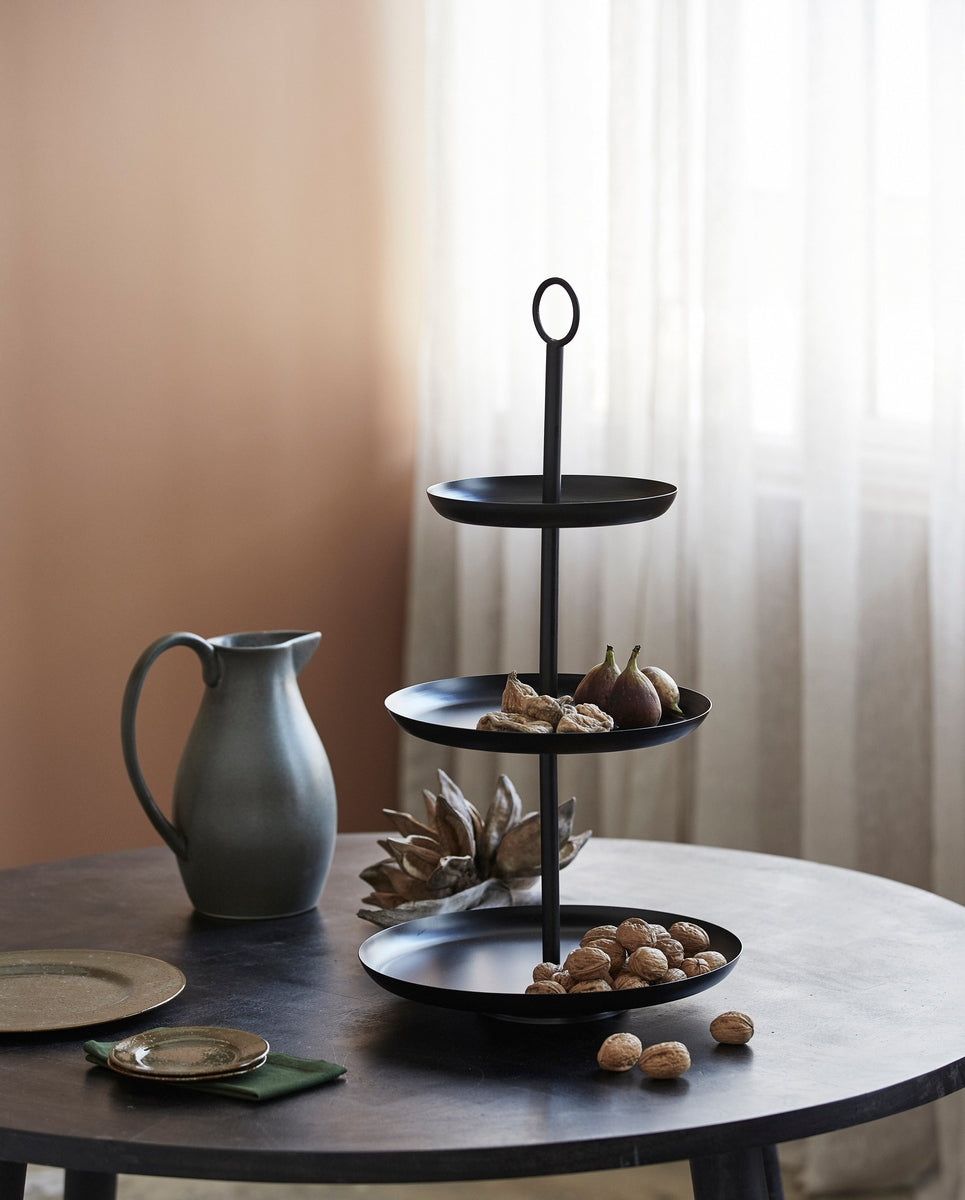 ASSAM etagere, L - nero