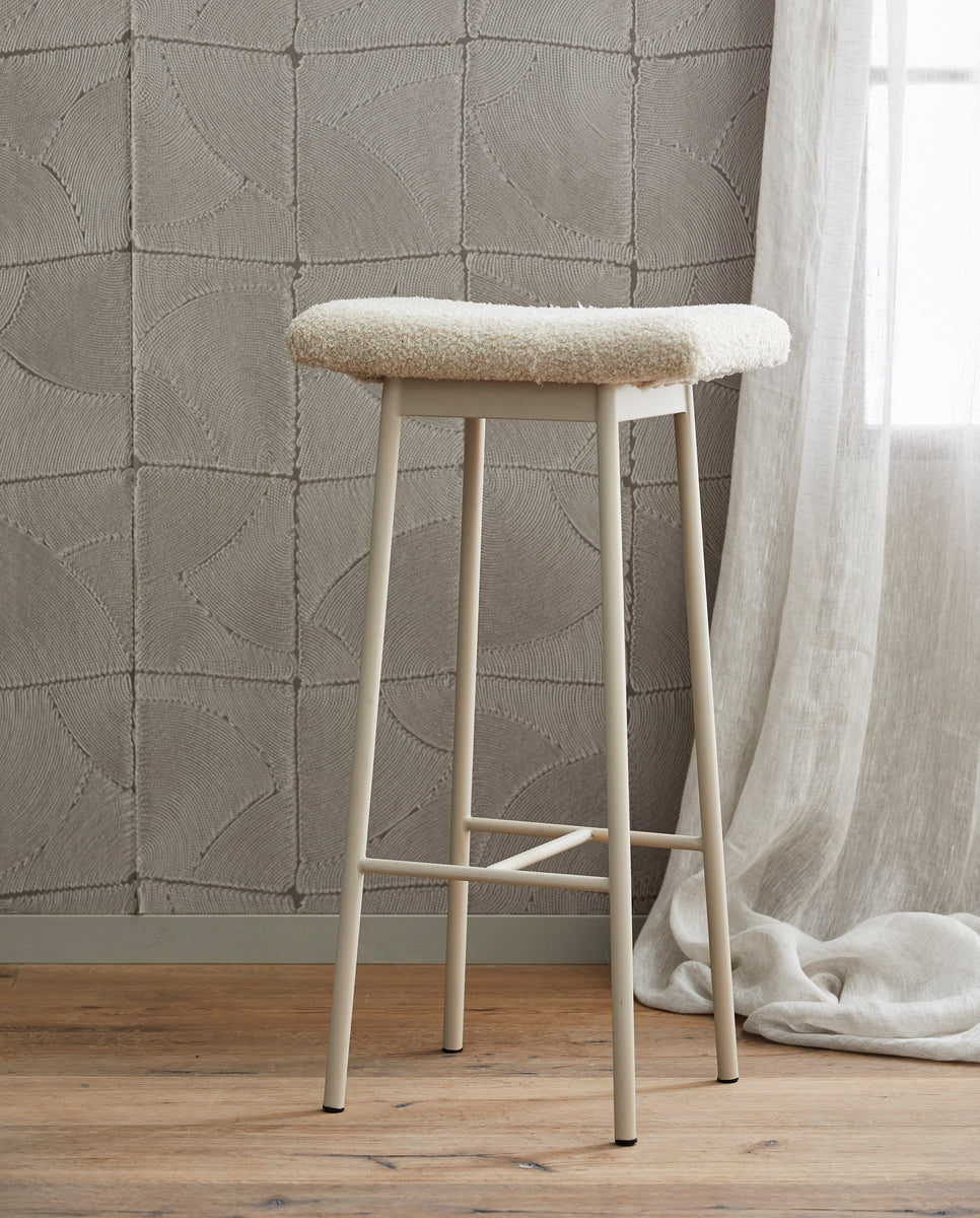 Tabouret de bar ZALA, beige