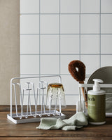 CUP holder dish rack, white