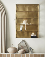 ADA wall cabinet, M, 4 shelves, gold