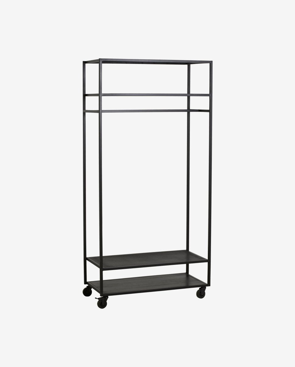 ALTA iron wardrobe rack, black | nordal.com