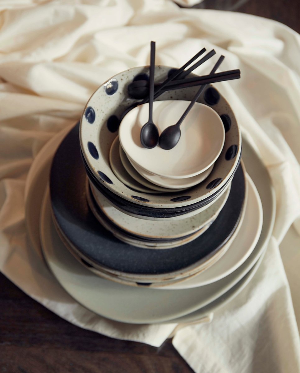 Cuillère à latte, noire