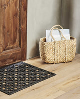 CETUS doormat, black rubber
