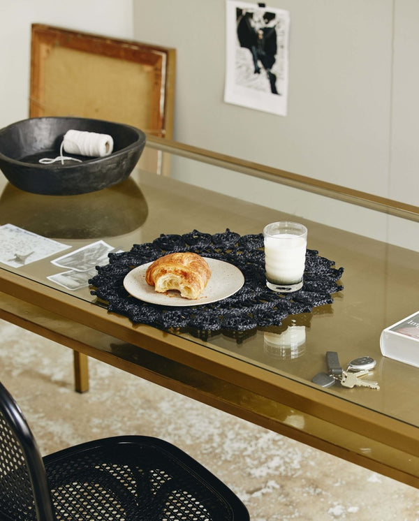 DOORY placemat, black
