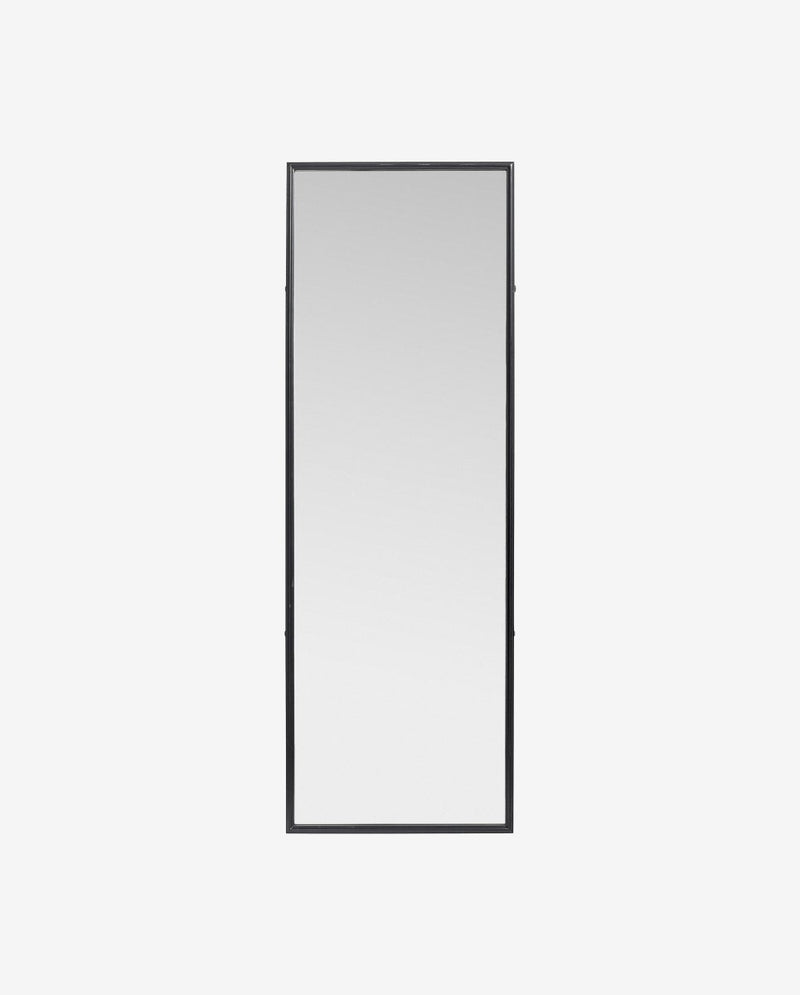 DOWNTOWN spejl med jernramme - h150 cm - sort - nordal.dk