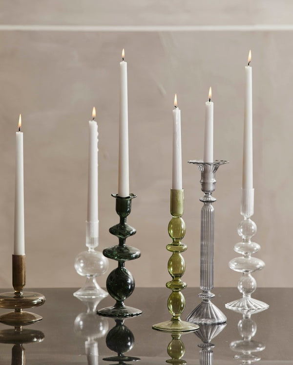 ERISKA candleholder, L, clear
