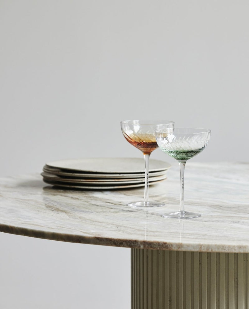 GARO cocktail glass, amber