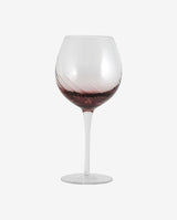 GARO vinglas - h23 cm - klar glas /lilla - nordal.dk