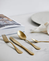 GOLD cutlery, s/4