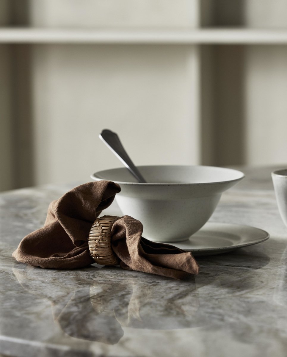 GRAWA soepbord, ivoor