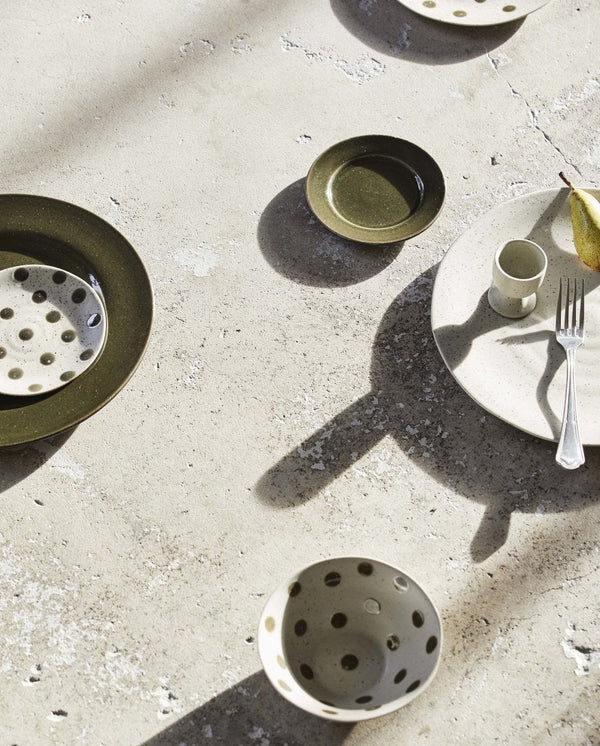 GRAWA saucer/cake plate, dark green