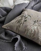 HYDRA cushion cover, sand/dark green