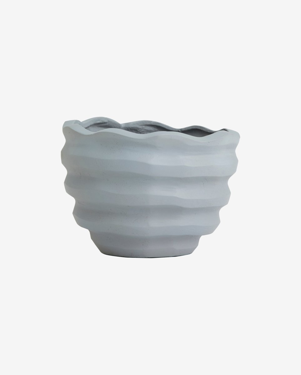 KAWAU urtepotte - small - ø13 cm - grå - nordal.dk