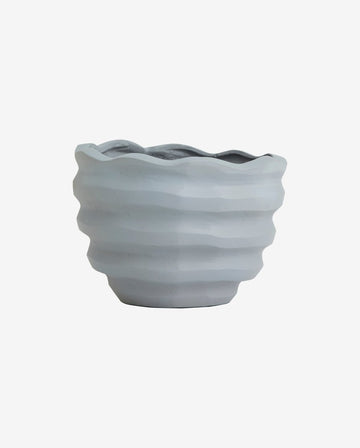 KAWAU urtepotte - small - ø13 cm - grå - nordal.dk