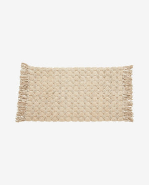 LUNA bademåtte i bomuld - 60x100 cm - off white - nordal.dk