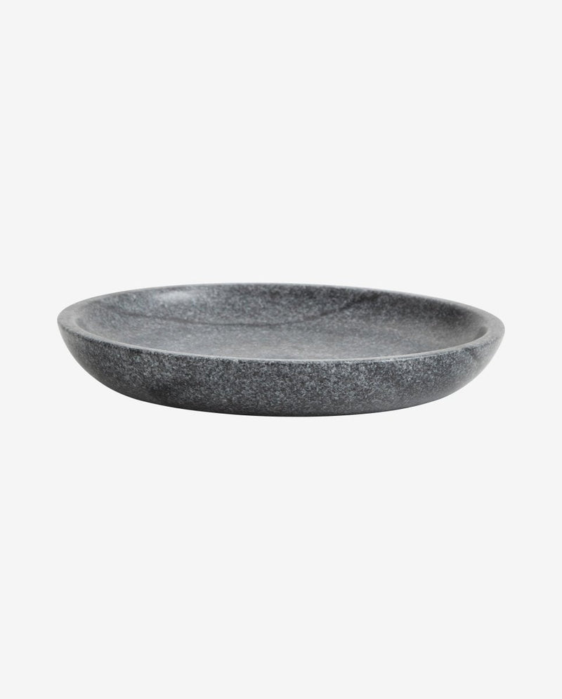 MARBLE fad i marmor - ø17 cm - sort/grå - nordal.dk