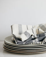 ORION tea towel, off white/black stripes