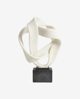 ROSALA skulptur til dekoration - h43 cm - sort/hvid - nordal.dk