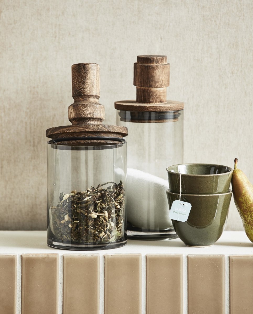 Contenitore in vetro SALVIE, L - fumo