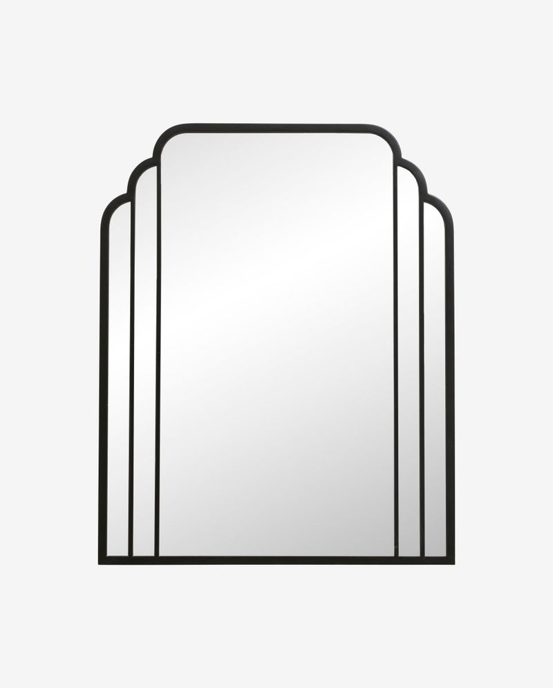 SKYLARK spejl i jern, 102x82 cm - sort - nordal.dk
