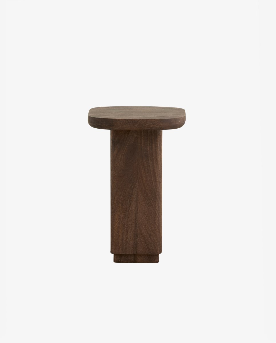 TOKE side table - dark brown - nordal.dk