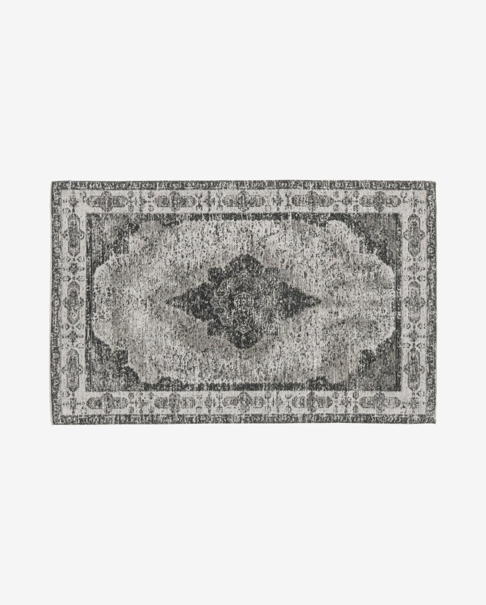 VENUS vævet bomuldstæppe - 60x90 - grå - nordal.dk